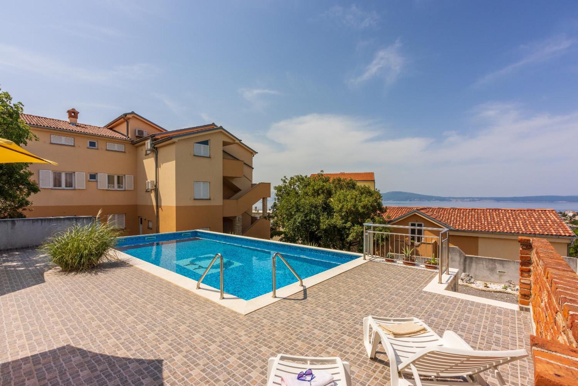 Apartmani Jarić Novi Vinodolski Bagian luar foto
